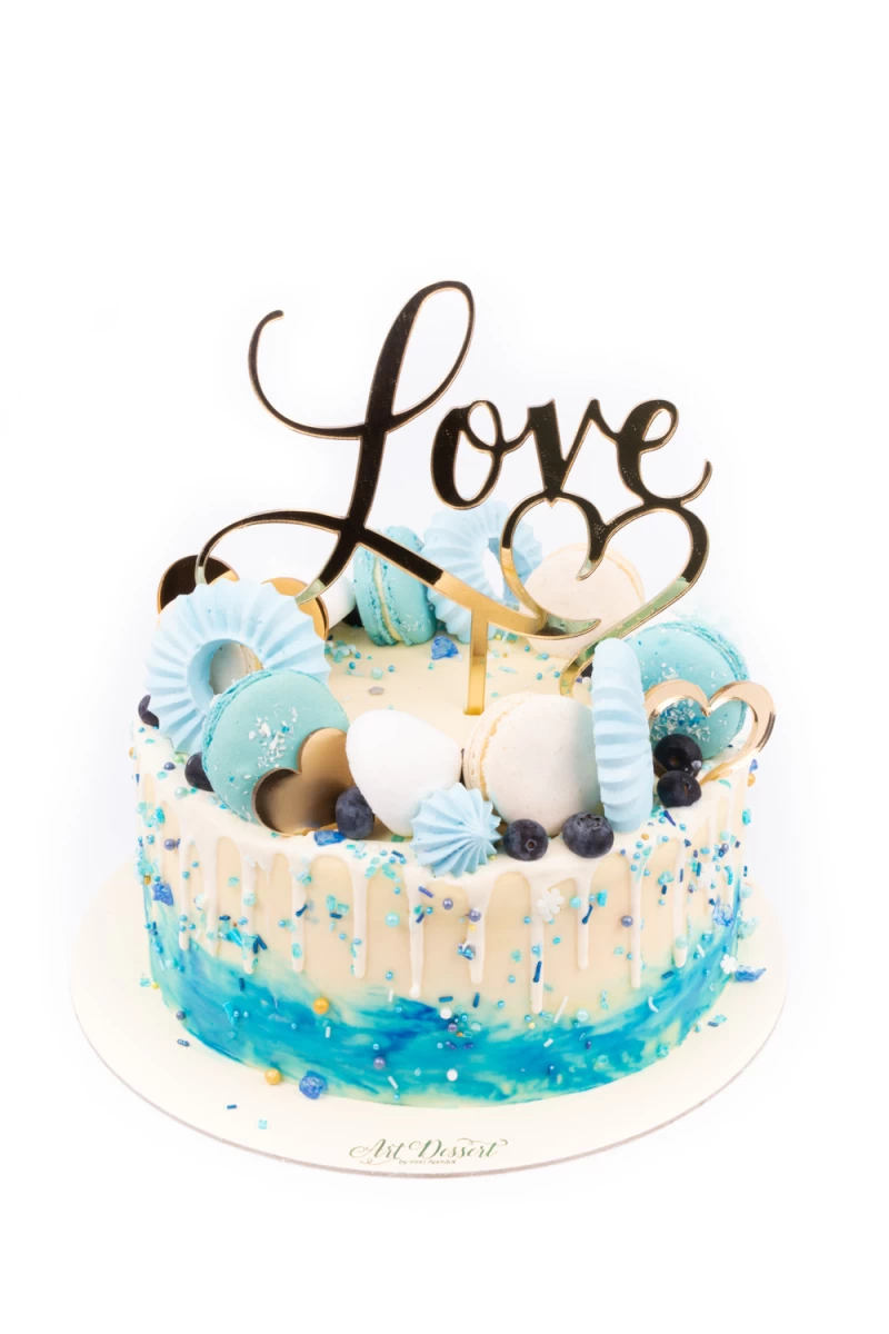 Tort in crema de unt Love