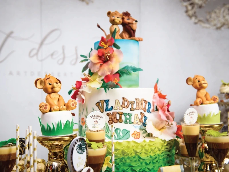 CANDY BAR DESIGN BOTEZ " LION HEART "