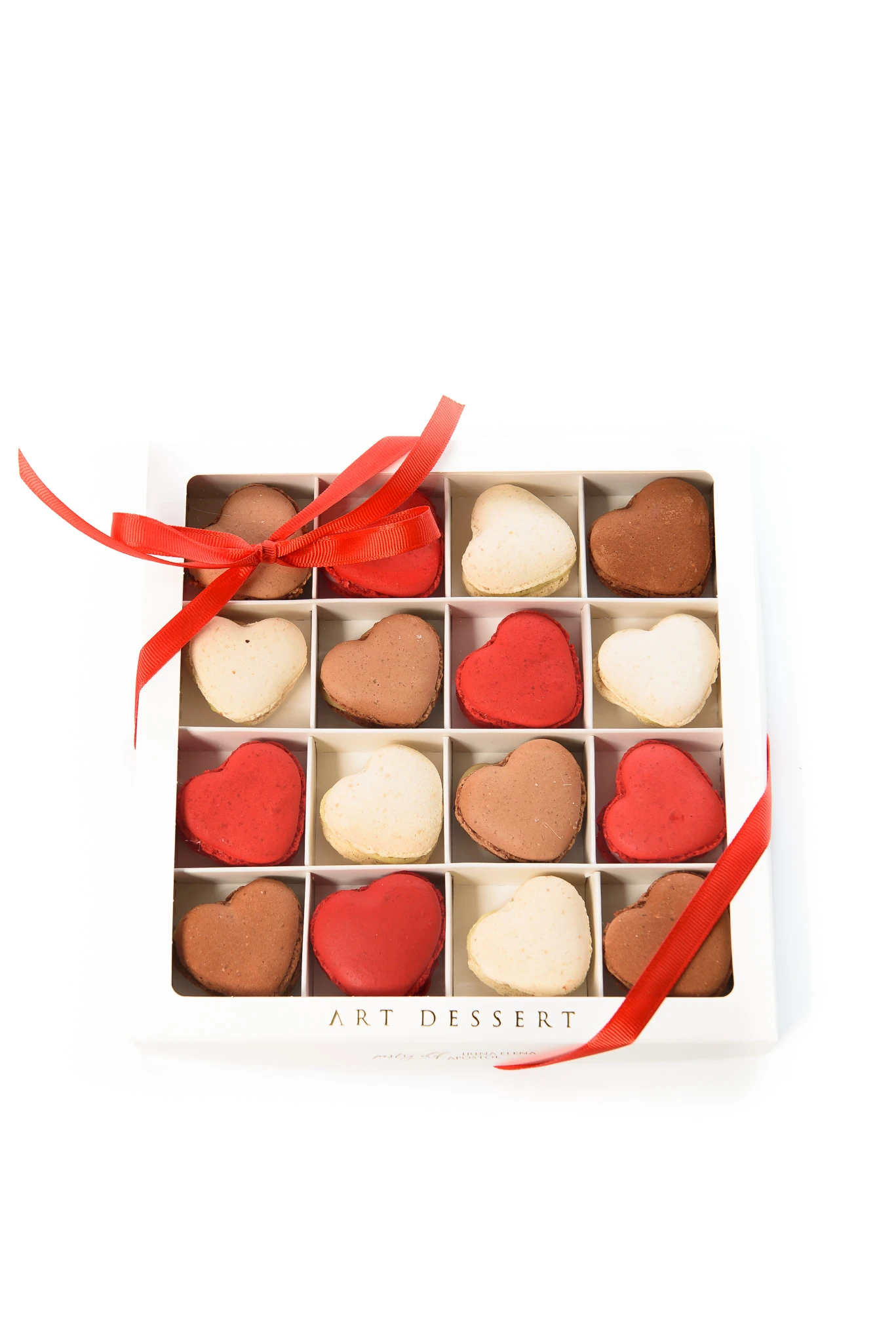 Cutie Macarons Inima 16  Mix