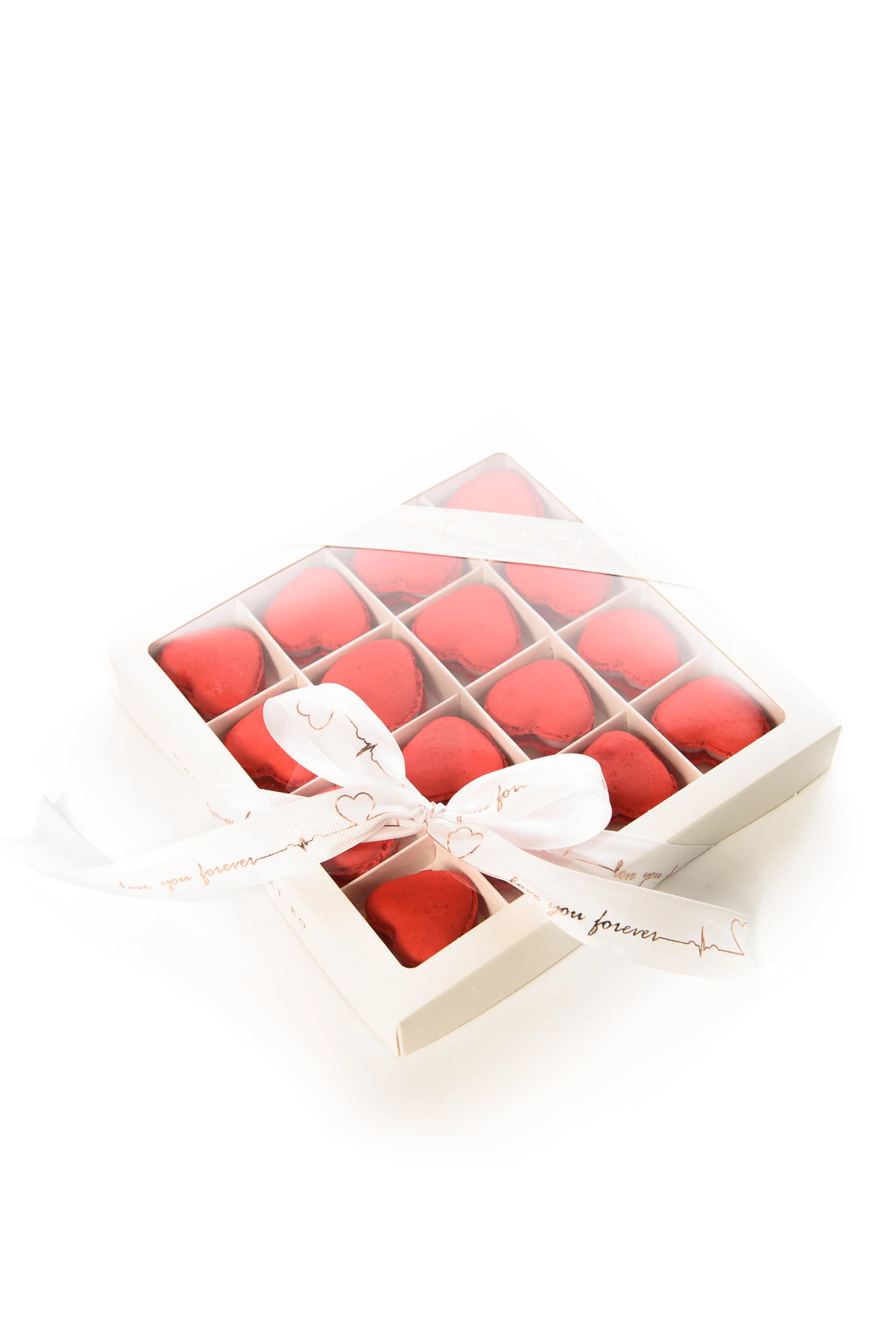 Cutie Macarons Inima 16  Red