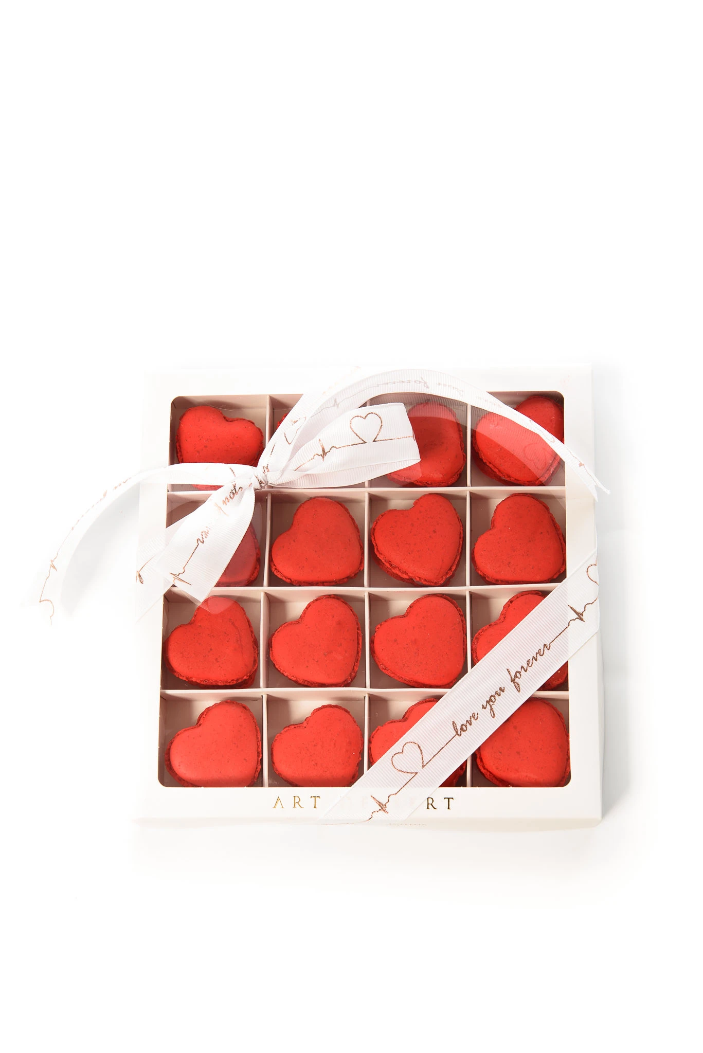 Cutie Macarons Inima 16  Red