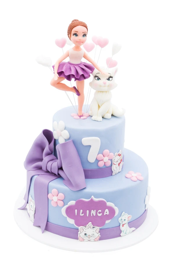 Tort Balerina pentru Ilinca