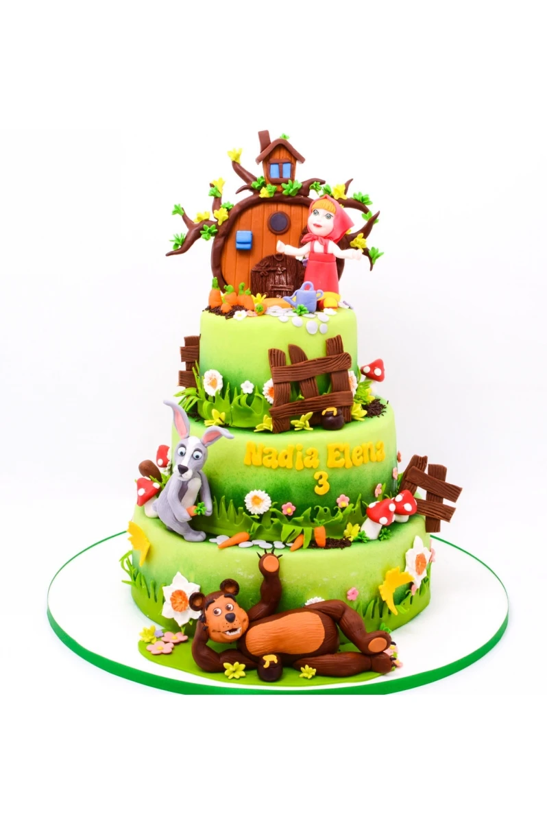Tort Masha si Ursul pentru Nadia