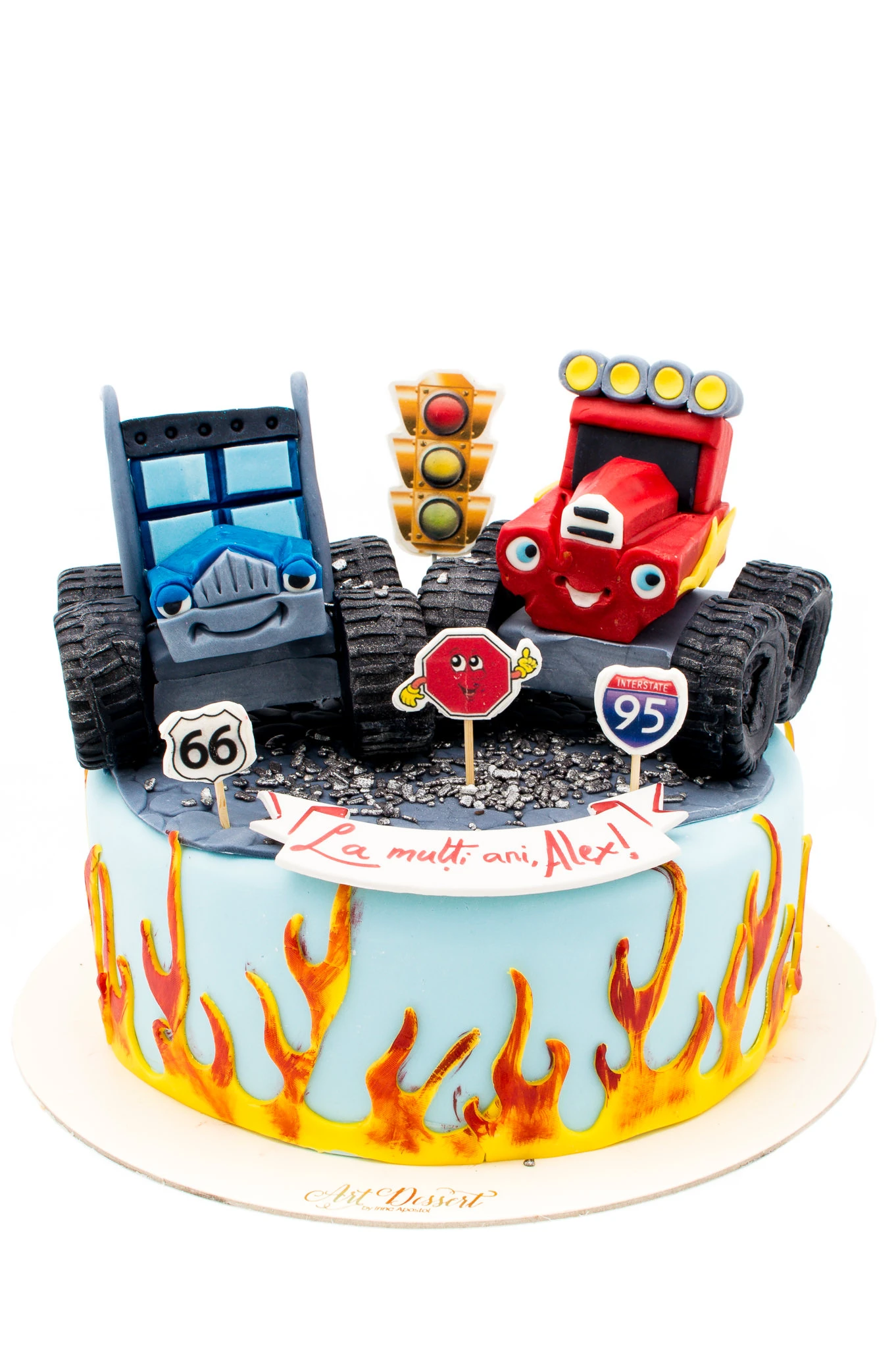 Tort Masinile Blaze pentru Alex