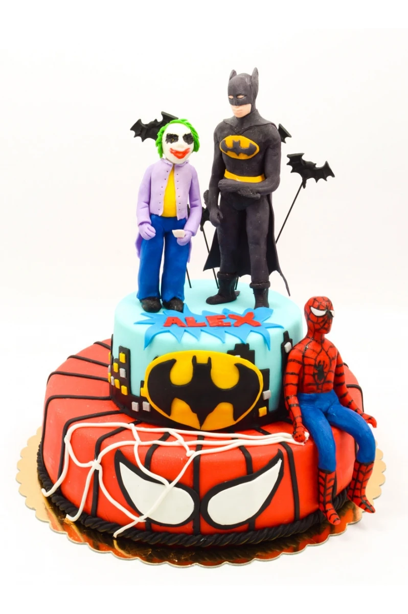 Tort Spiderman,Batman si Joker