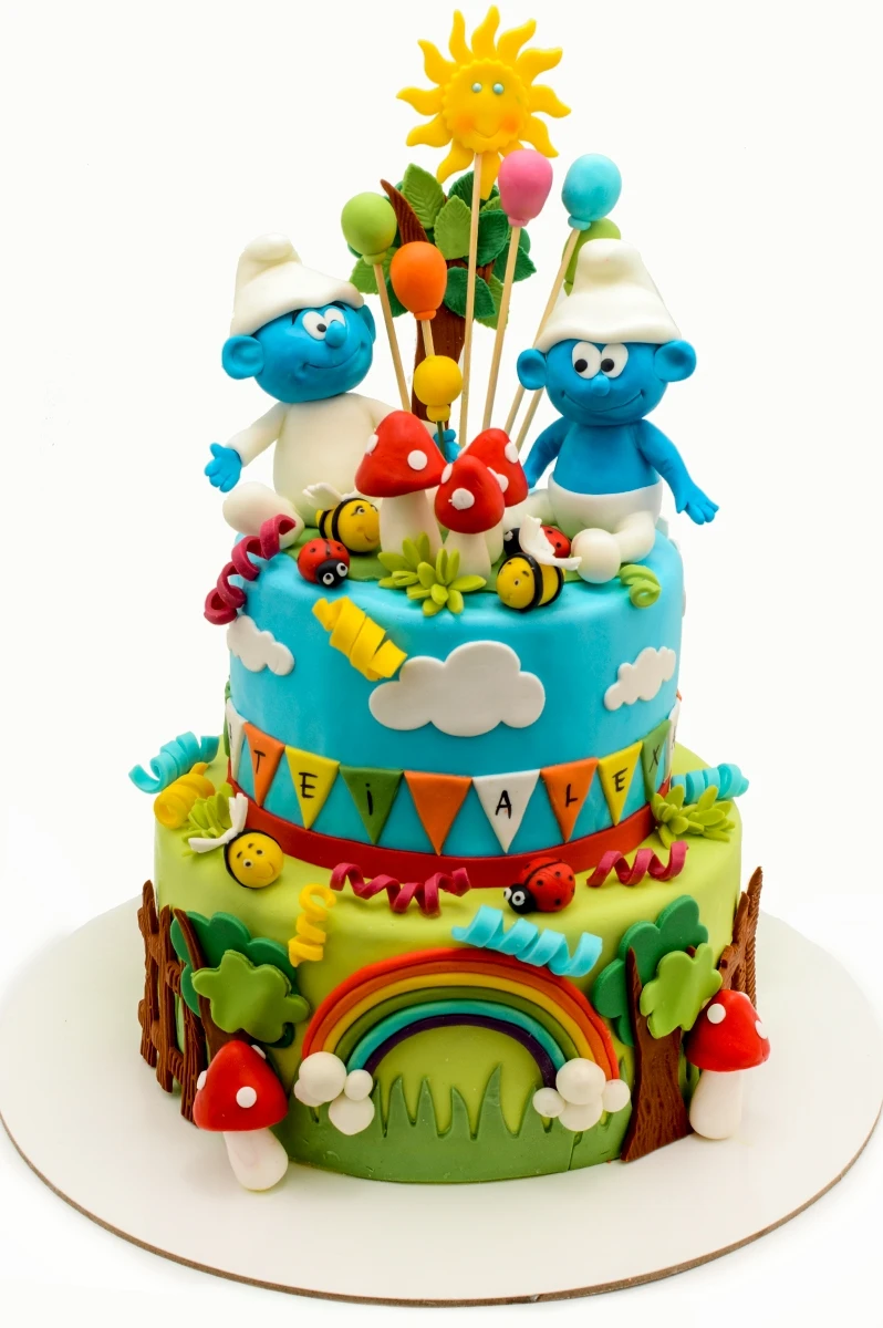 Tort cu Strumfi pentru Matei